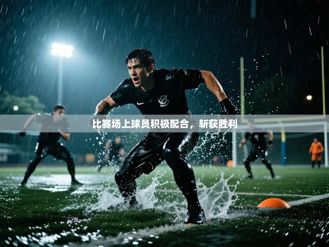 比赛场上球员积极配合，斩获胜利  第1张